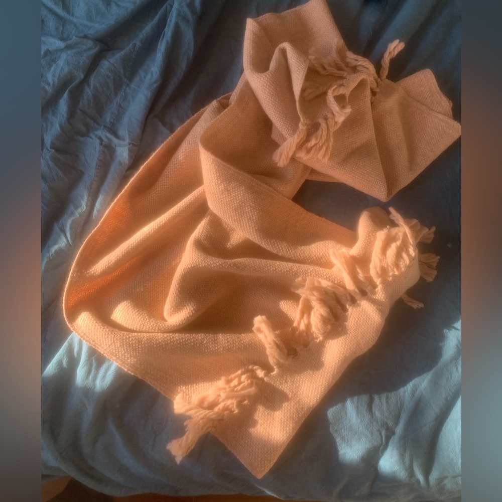 Chunky wool scarf! Handwoven and fair trade.